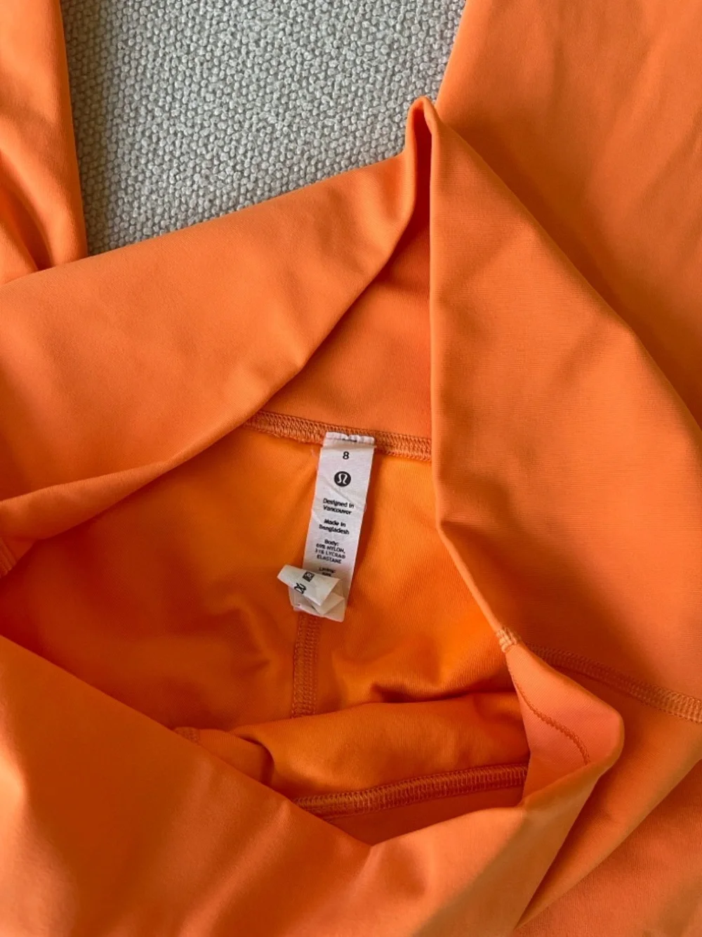 lululemon athletica Orange High-Waist Leggings - Picture 2 of 4